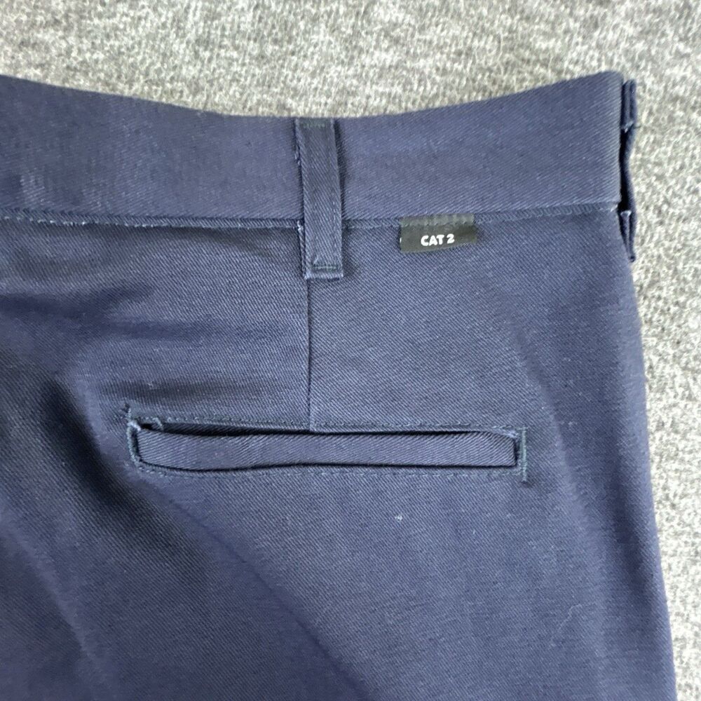 Steelguard Essentials FR Pants 2112 Mens Sz 36x32 Navy CAT 2 Chino ATPV 12.2 - Picture 4 of 10